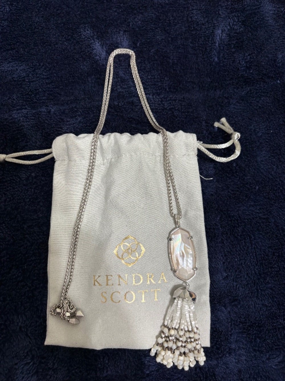 Kendra Scott Long Statement Necklace